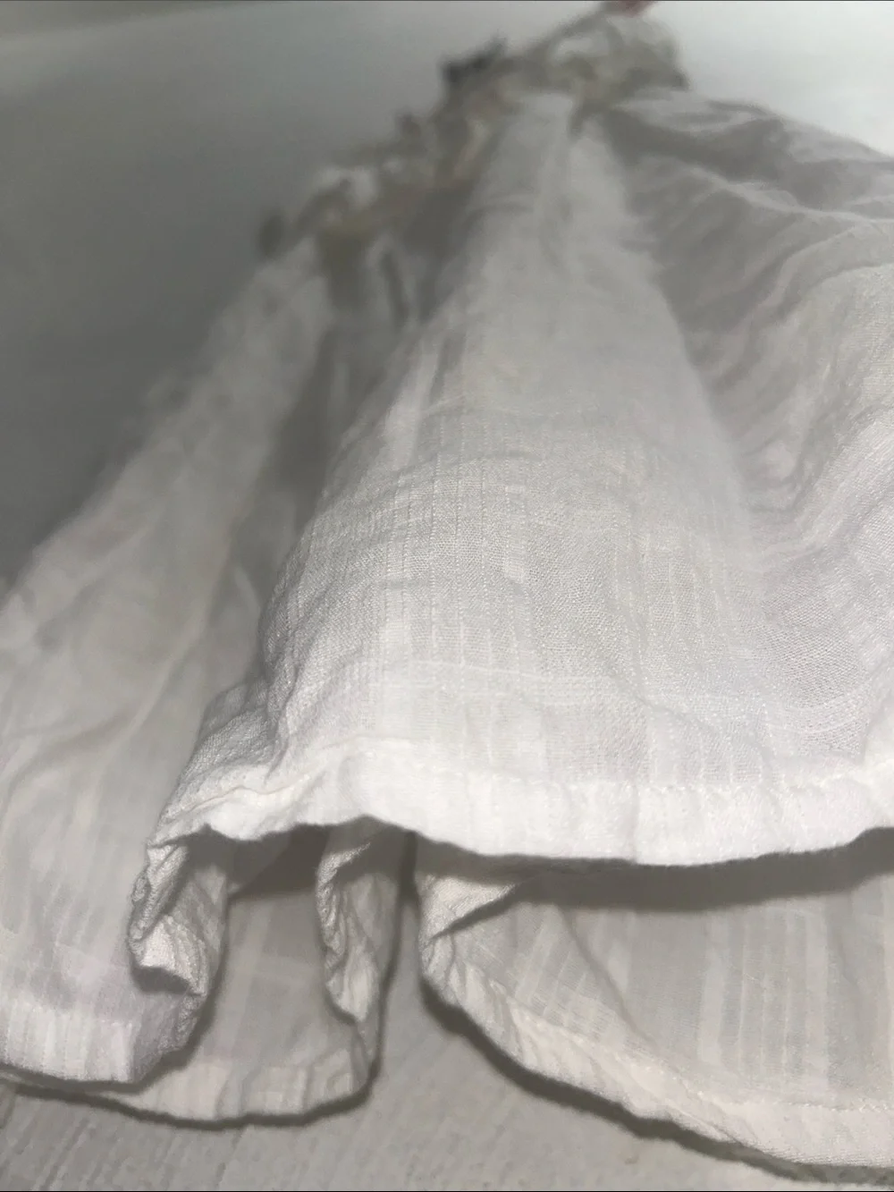 Old Navy White Girls' Ruffled Tank Dress